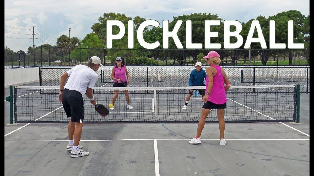 The History of Pickleball - people playing pickleball 0 1024x576