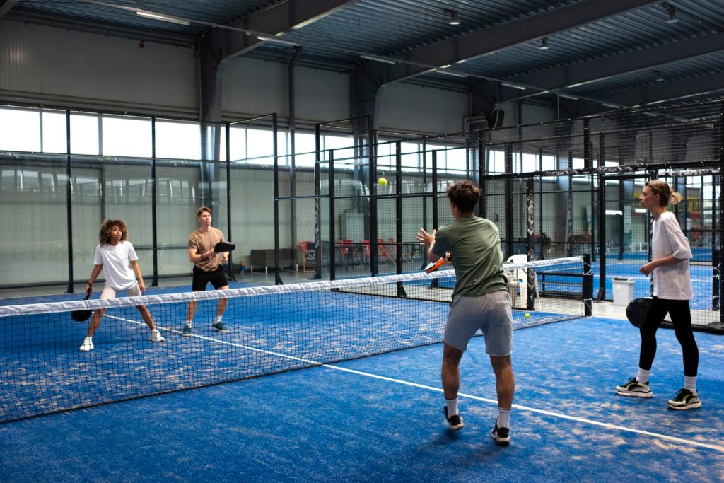 Pickleball vs. Paddle Tennis: What's the Difference? - paddle tennis court  1024x683