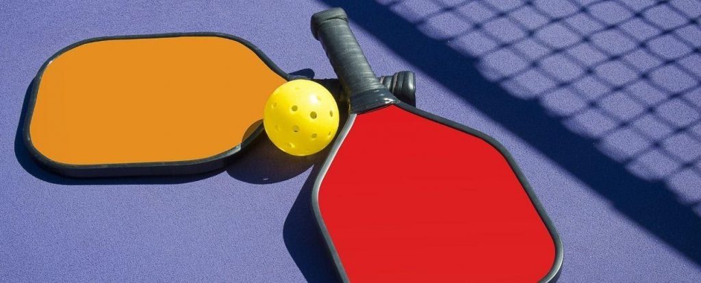 Pickleball Strategy - pickleball and 2 paddles 1024x413