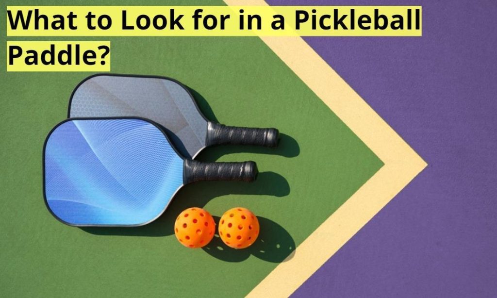 The Best Pickleball Paddles To Help You Dominate Every Match - What to look for in a pickleball Paddel 1024x614
